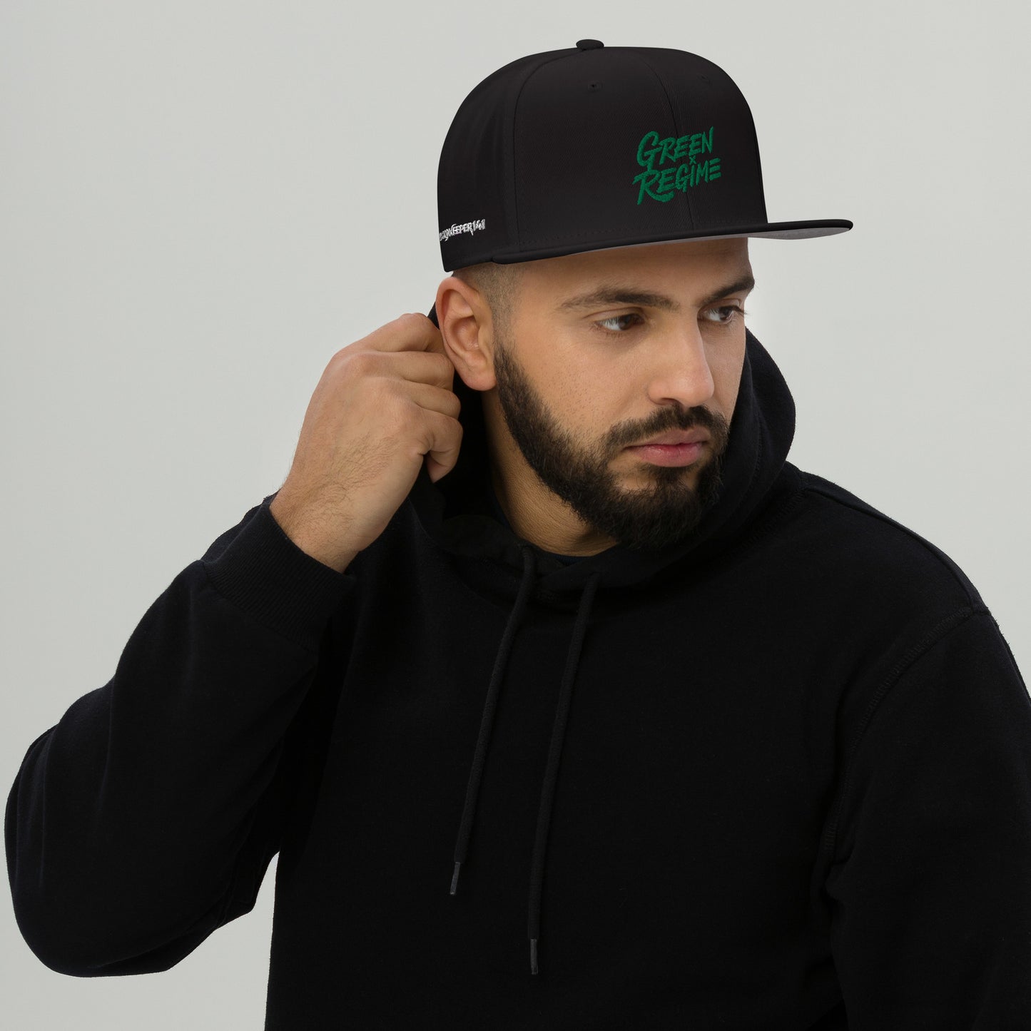 GREEN REGIME Snapback Hat