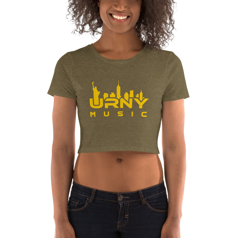 URNY MUSIC Women’s Crop Tee