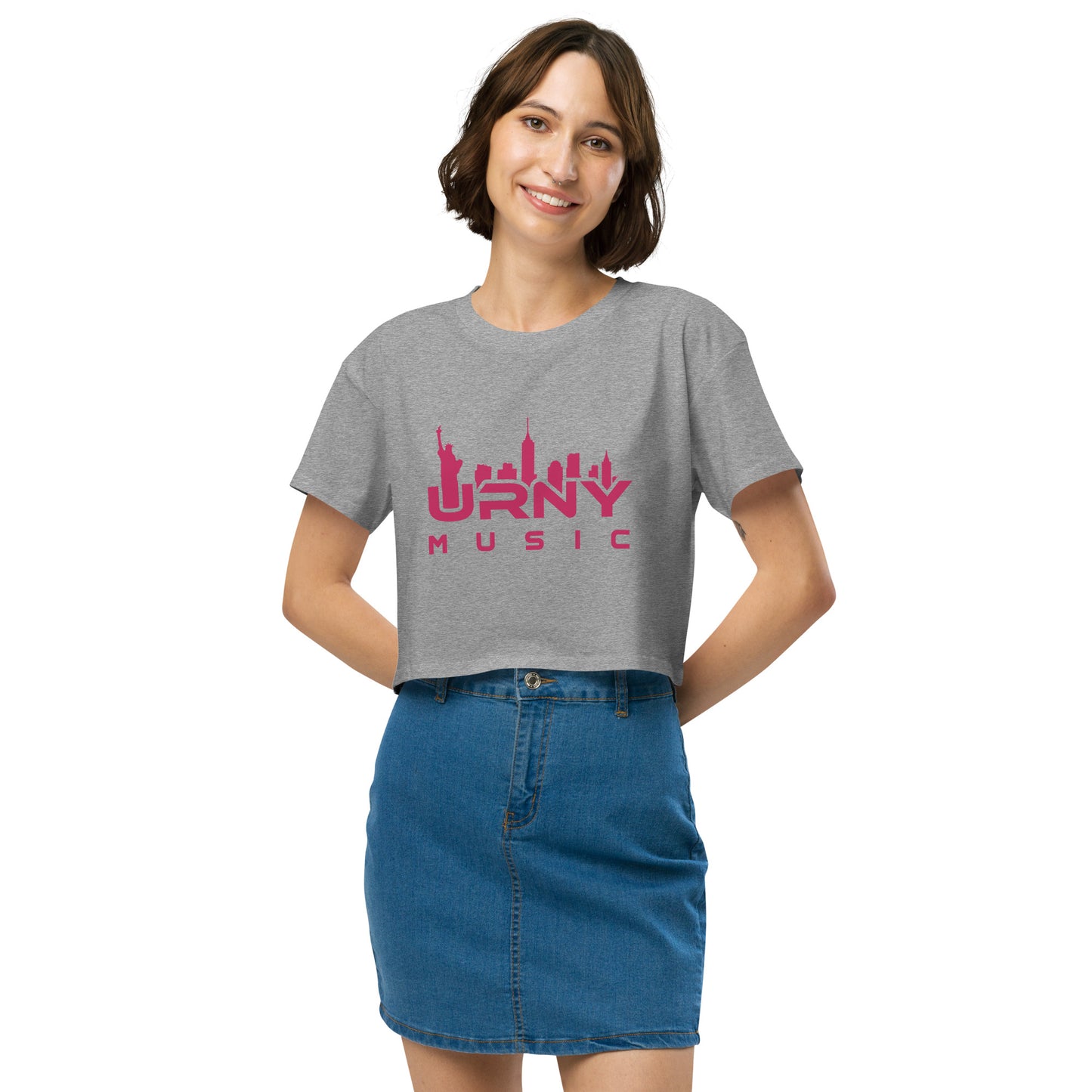 URNY MUSIC Women’s crop top