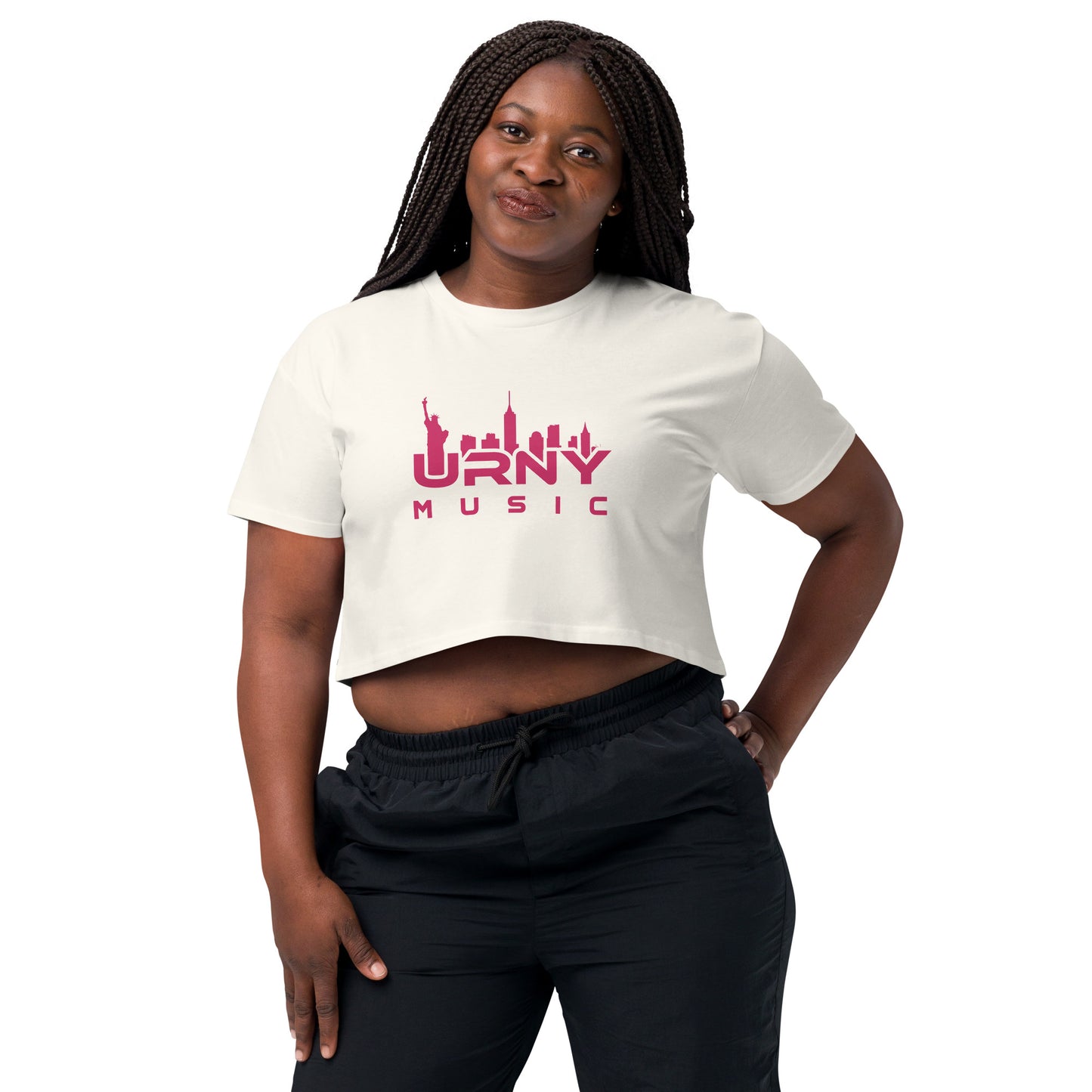 URNY MUSIC Women’s crop top