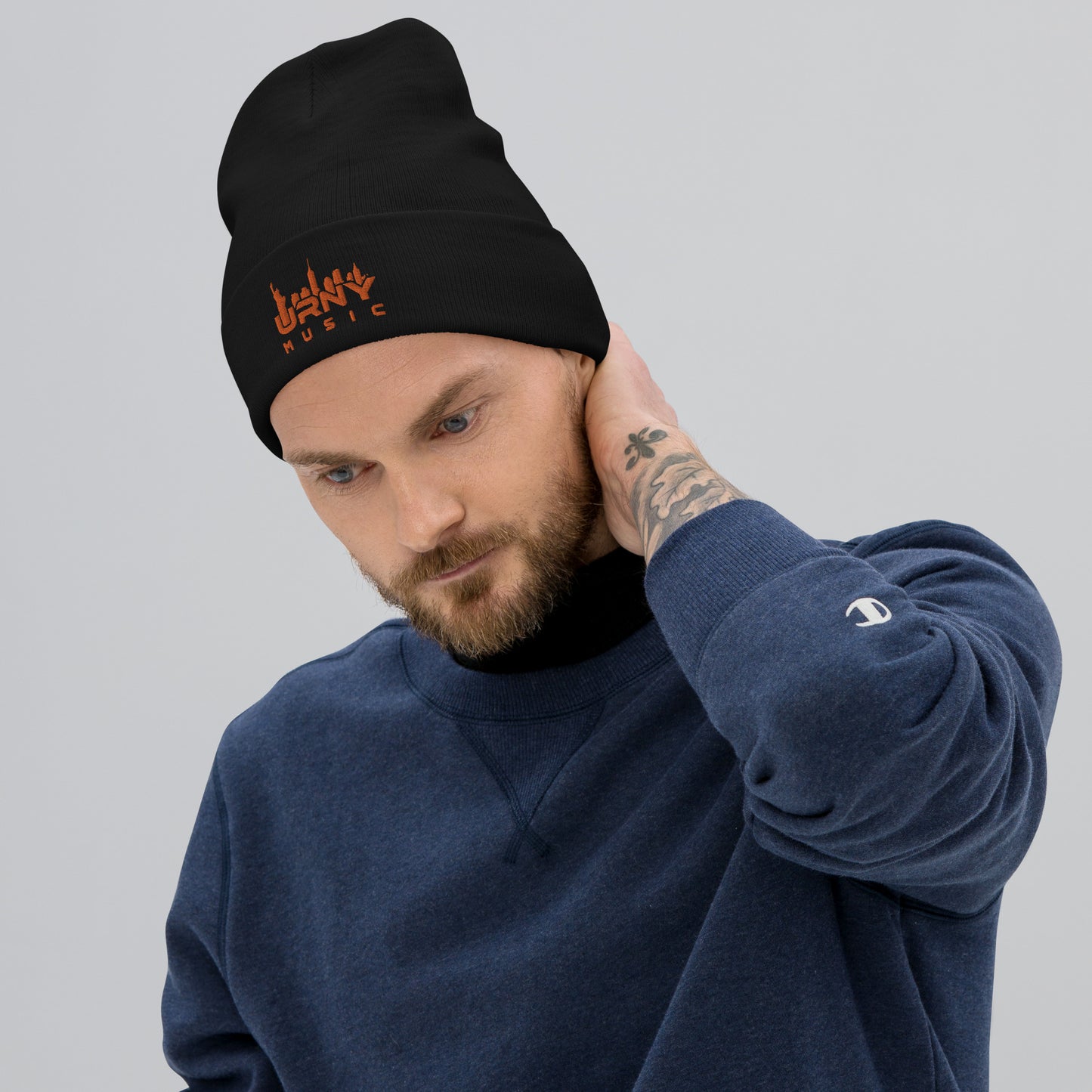 URNY MUSIC HALLOWEEN Embroidered Beanie