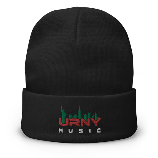 URNY MUSIC XMAS Embroidered Beanie