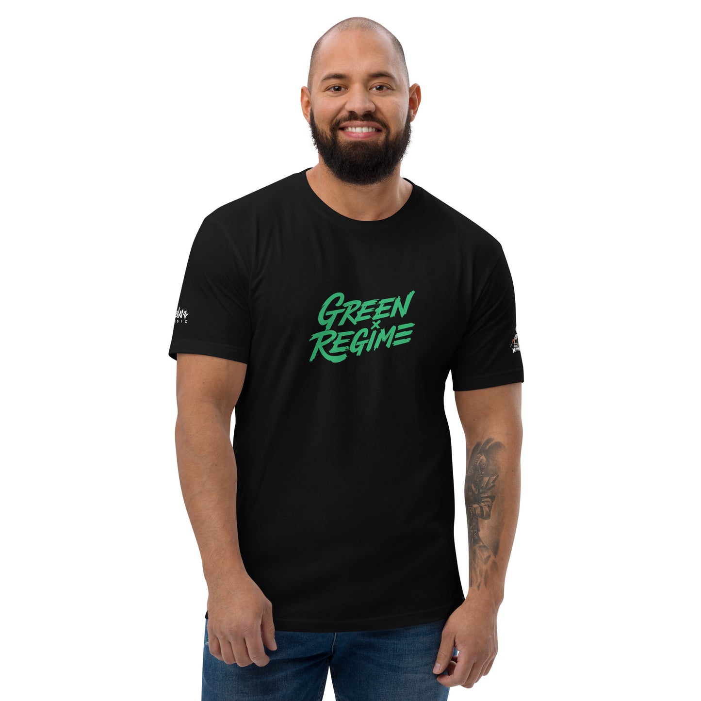 Green Regime Fitted Short Sleeve T-shirt