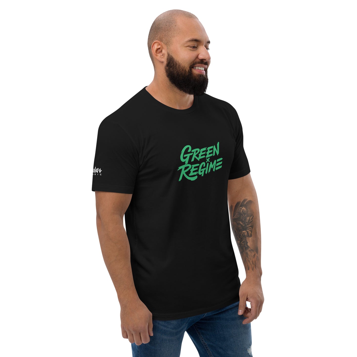 Green Regime Fitted Short Sleeve T-shirt