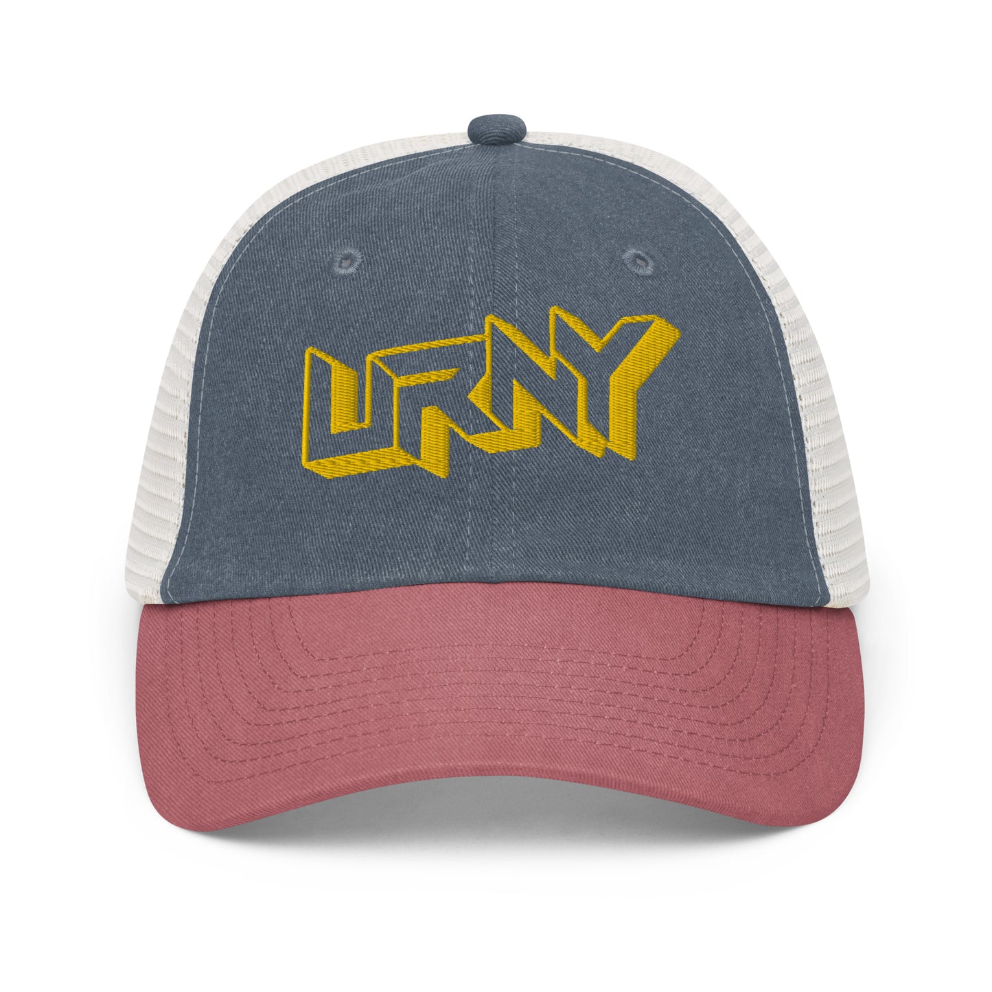 URNY Logo Trucker Pigment-dyed cap