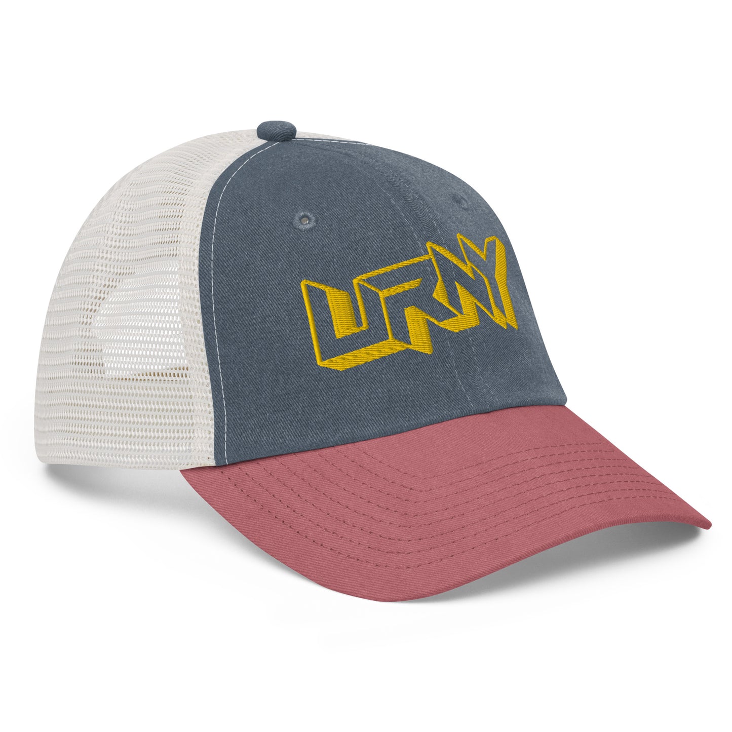 URNY Logo Trucker Pigment-dyed cap