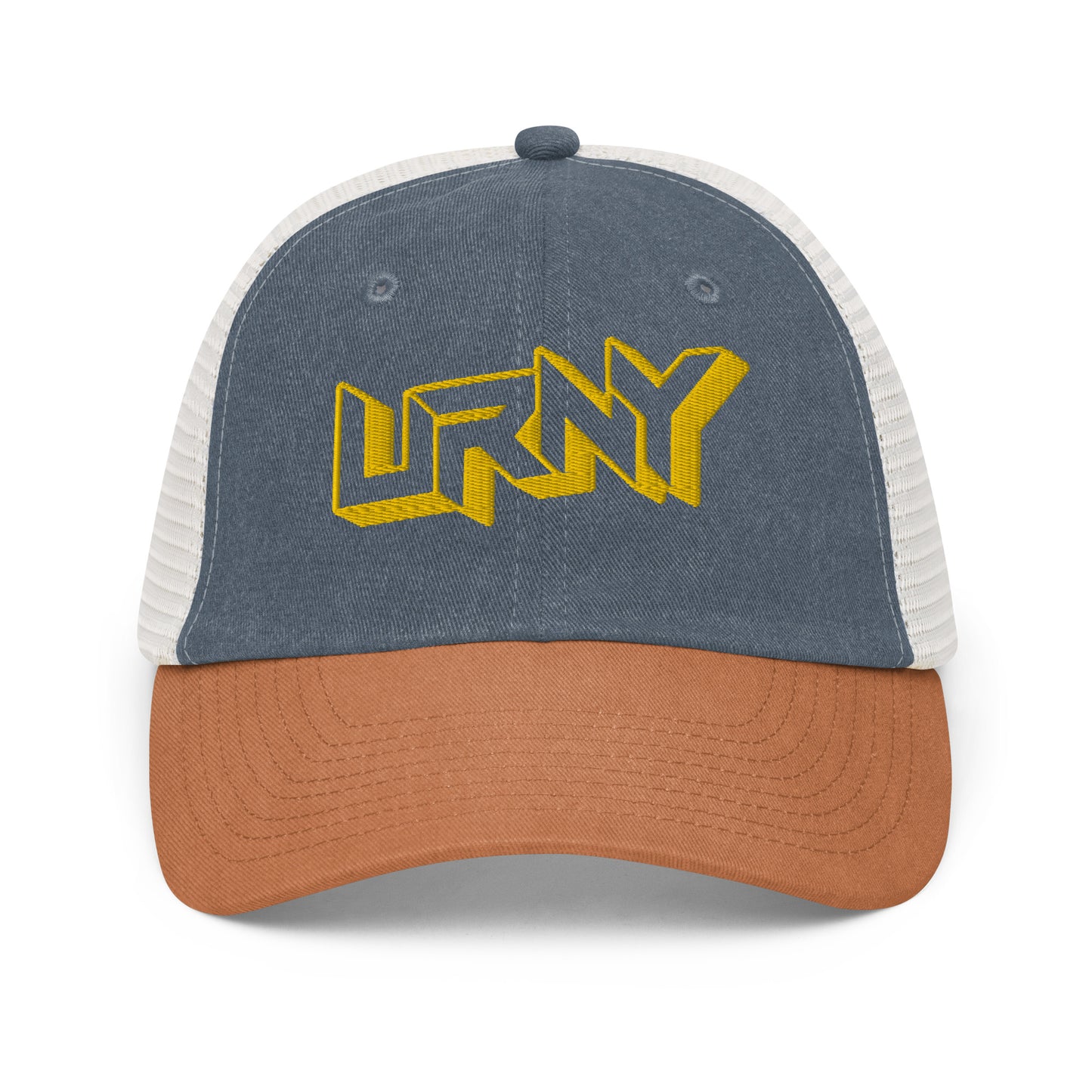 URNY Logo Trucker Pigment-dyed cap