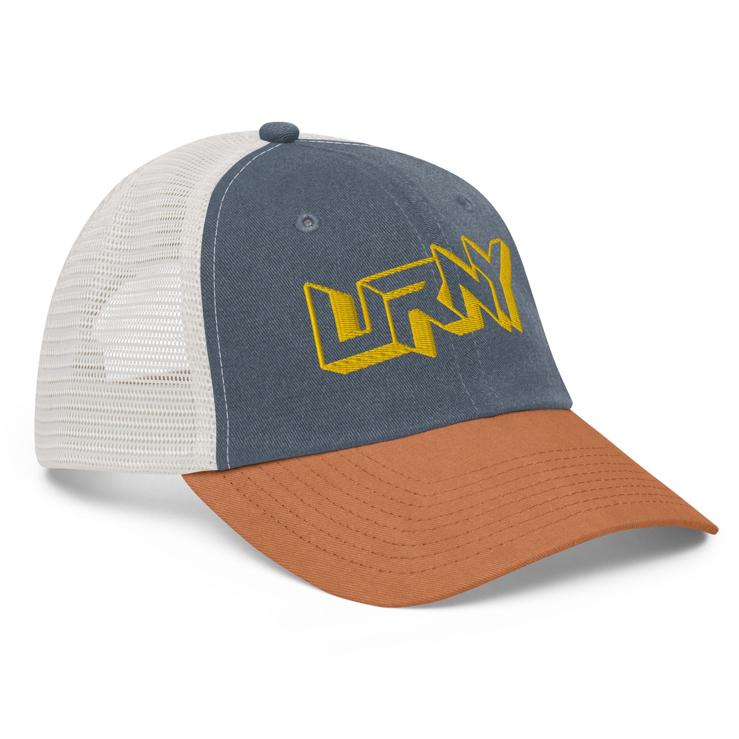 URNY Logo Trucker Pigment-dyed cap