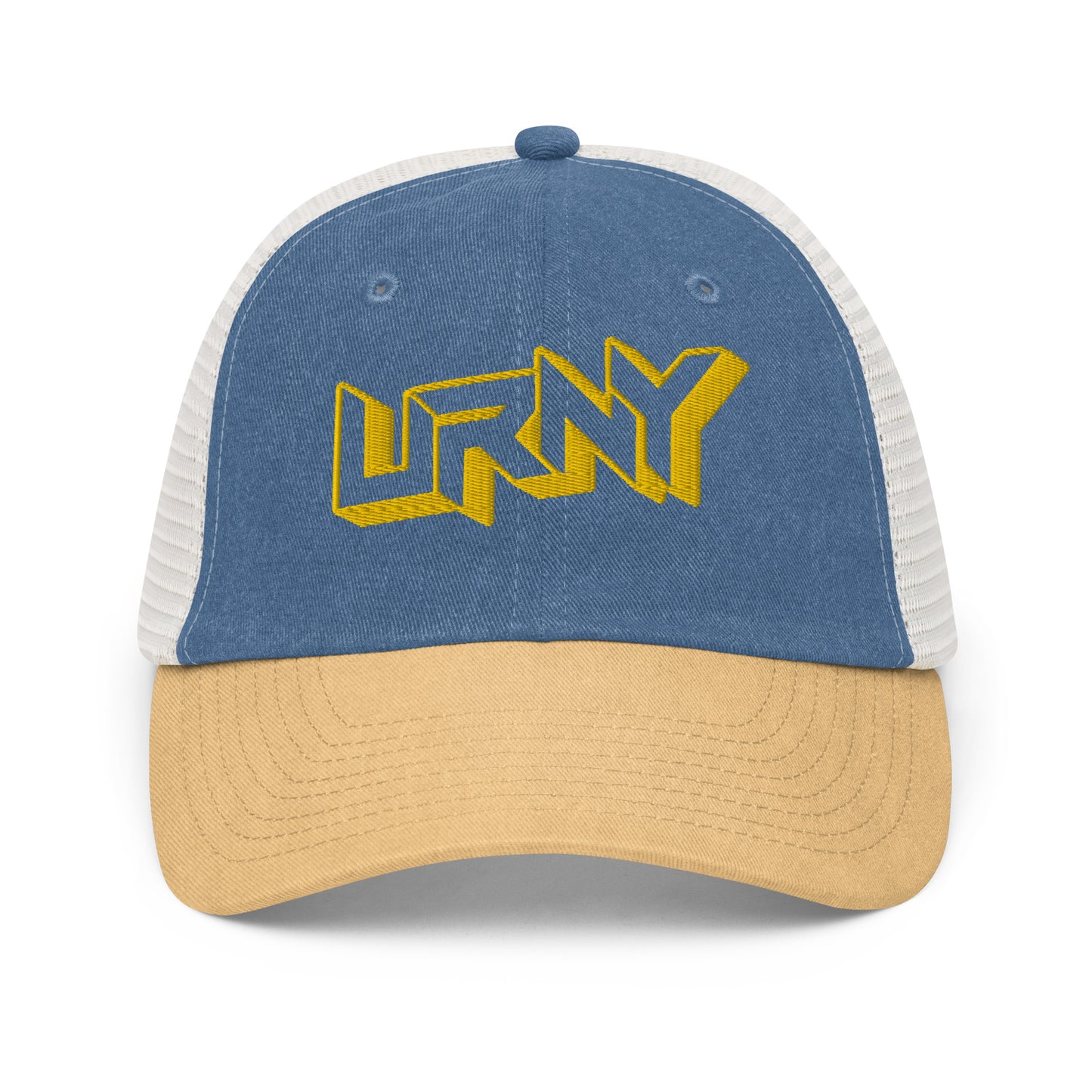 URNY Logo Trucker Pigment-dyed cap