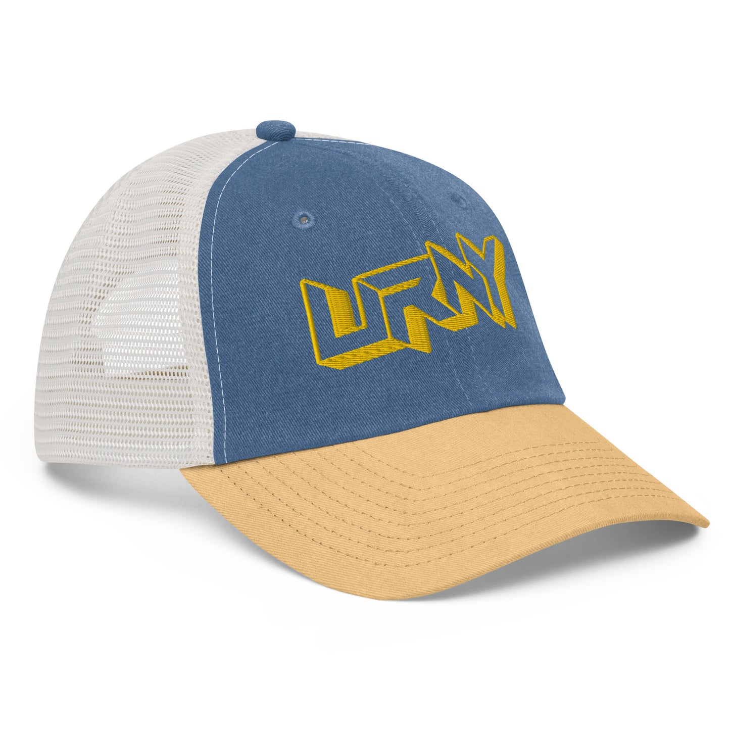 URNY Logo Trucker Pigment-dyed cap