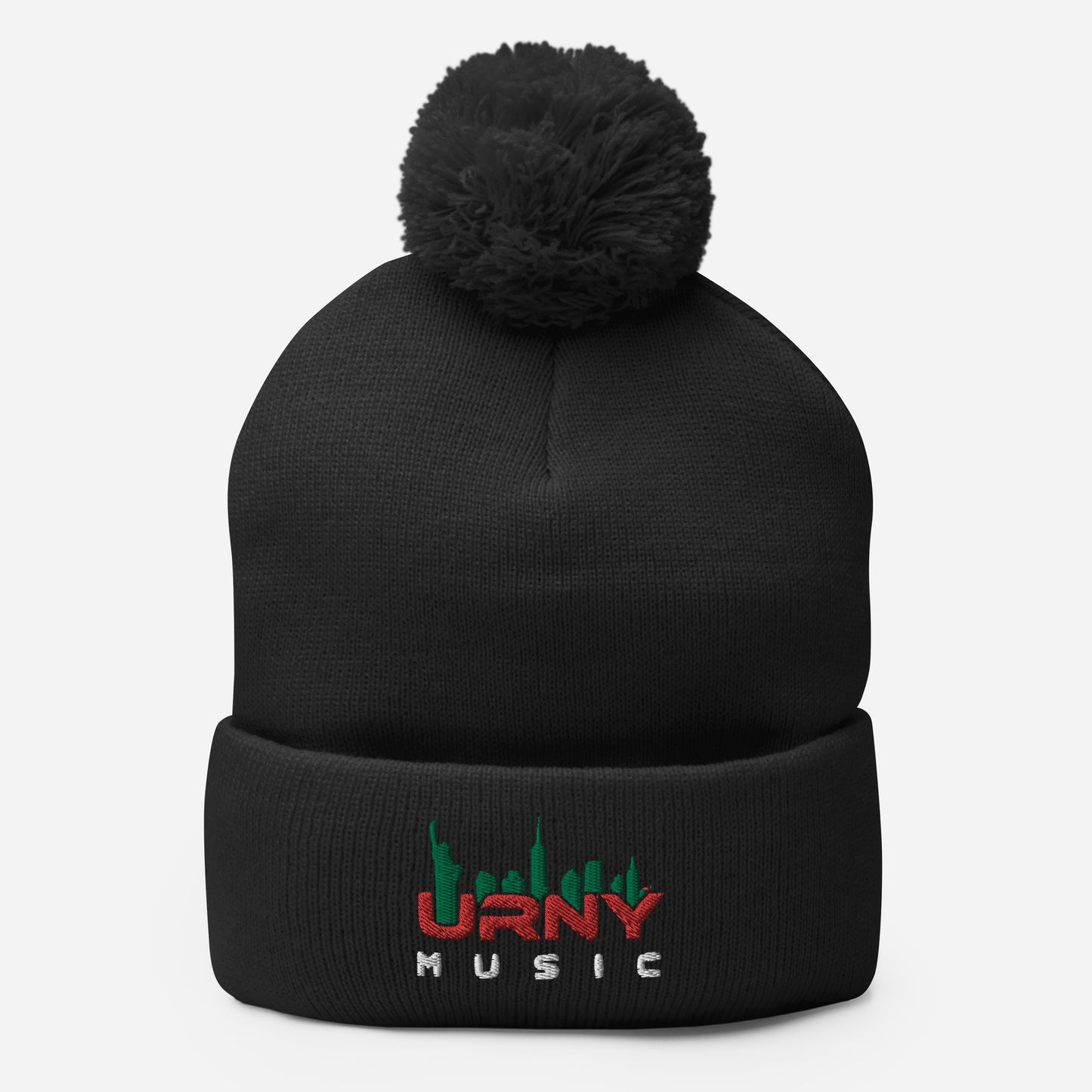 URNY MUSIC XMAS Pom-Pom Beanie