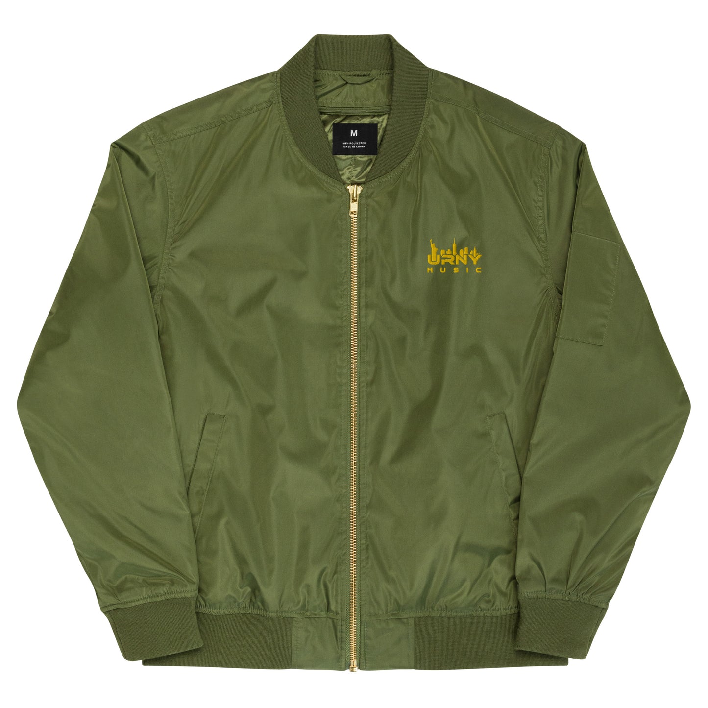 URNY MUSIC Premium recycled bomber jacket