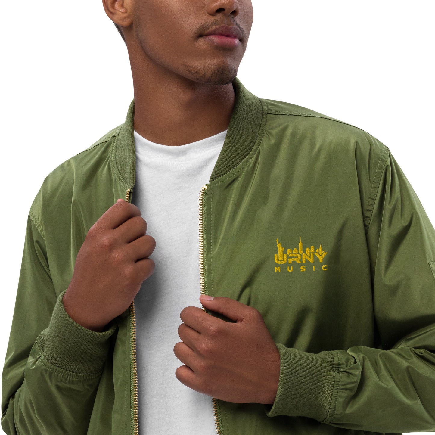 URNY MUSIC Premium recycled bomber jacket