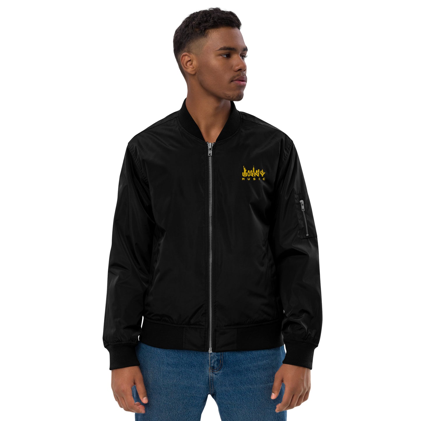 URNY MUSIC Premium recycled bomber jacket