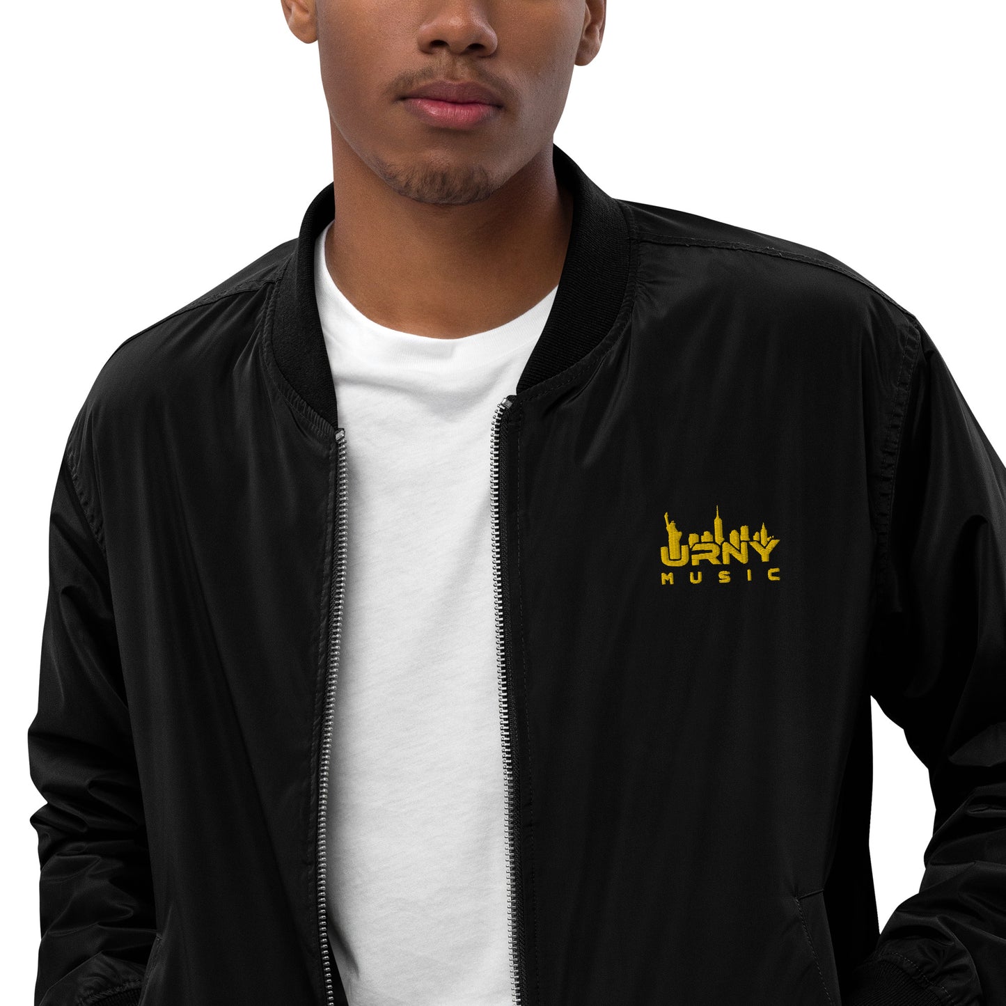 URNY MUSIC Premium recycled bomber jacket