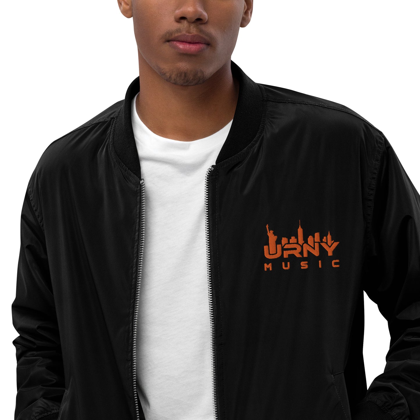 URNY MUSIC HALLOWEEN Premium recycled bomber jacket