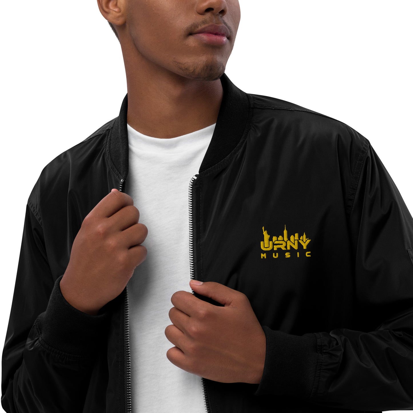 URNY MUSIC Premium recycled bomber jacket