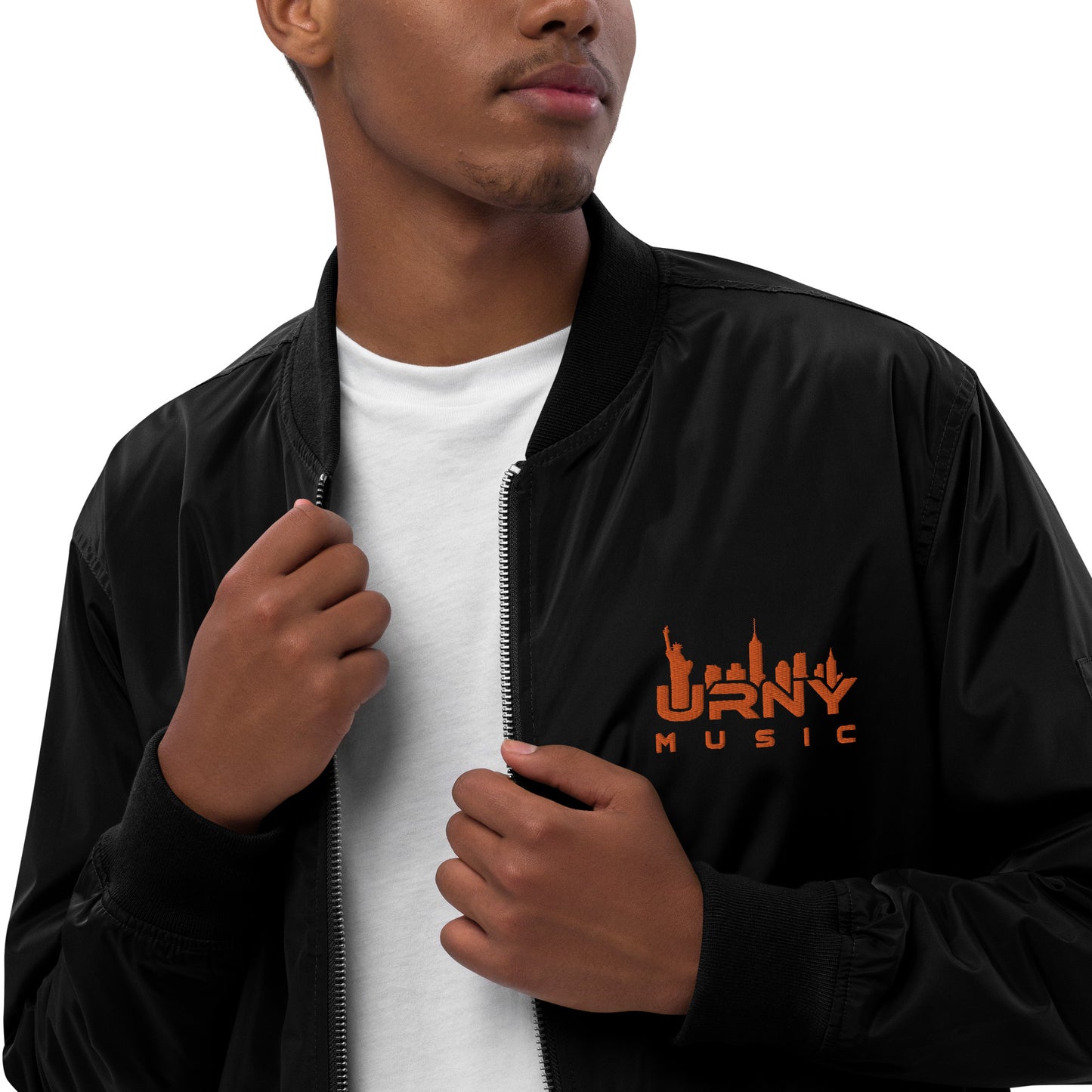 URNY MUSIC HALLOWEEN Premium recycled bomber jacket