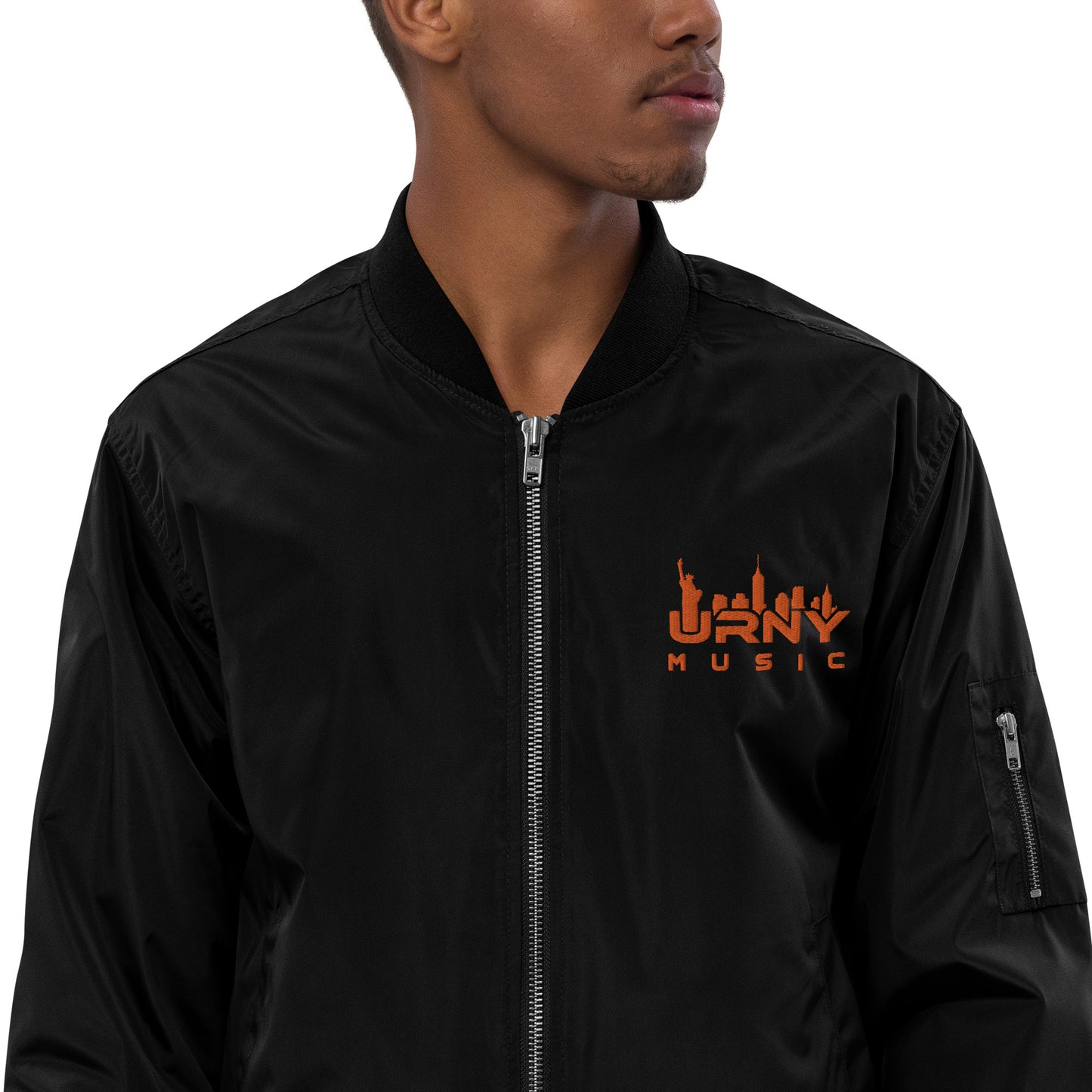 URNY MUSIC HALLOWEEN Premium recycled bomber jacket