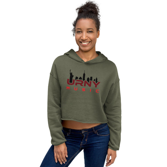 URNY MUSIC WOMEN'S Crop Hoodie