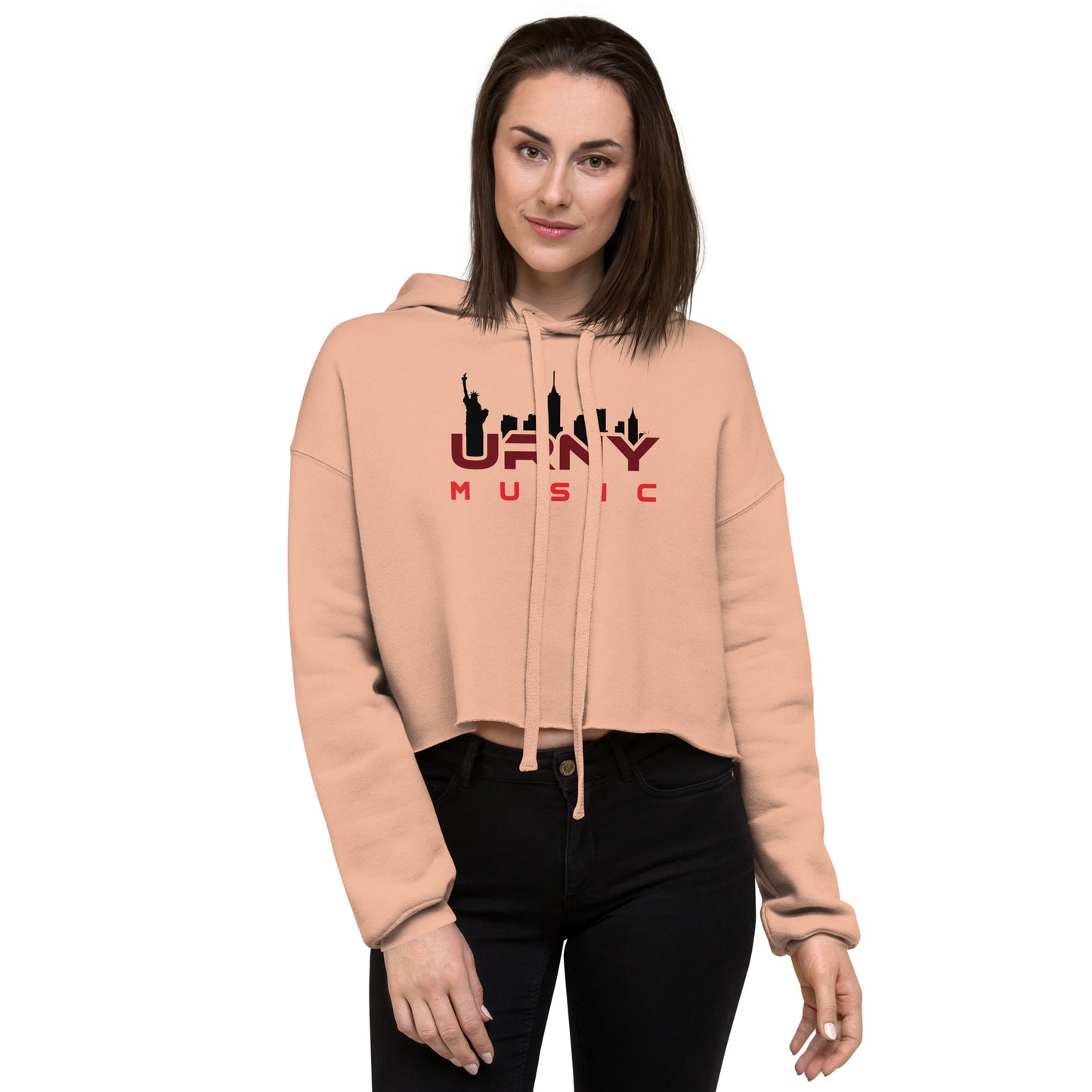 URNY MUSIC WOMEN'S Crop Hoodie