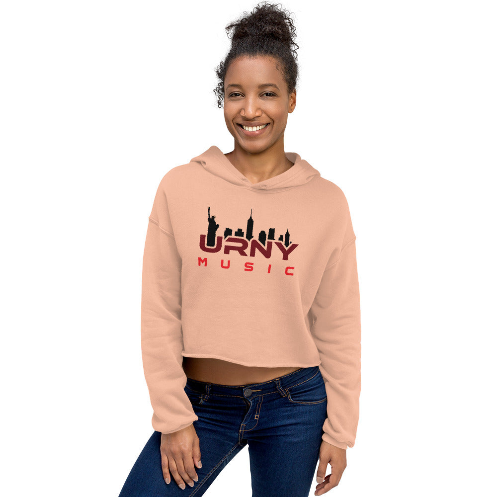 URNY MUSIC WOMEN'S Crop Hoodie